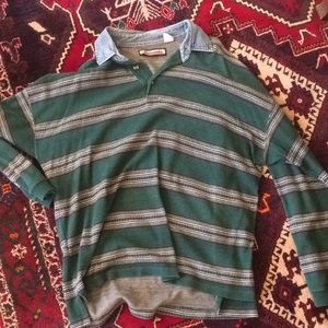 Vintage cotton and denim shirt